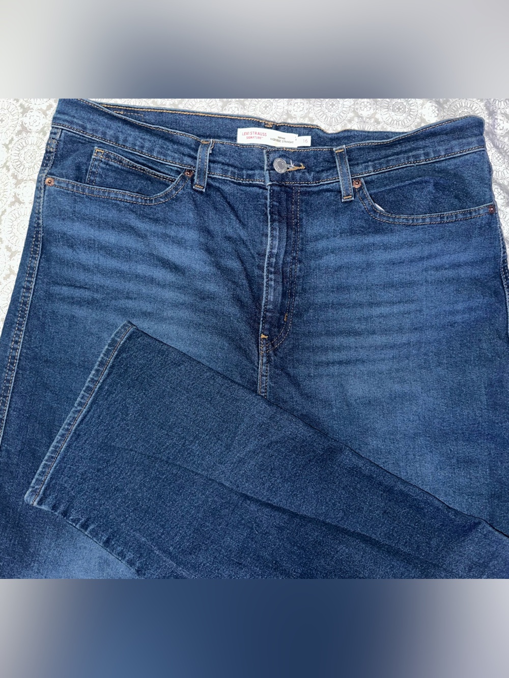 #156 Levi's Dark Blue wideLeg Women's Jeans